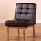 Baxton Studio Sanford Mid-Century Modern Dark Brown Faux Leather and Walnut Brown Finished Wood Dining Chair 184-11344-Zoro - alternate 4
